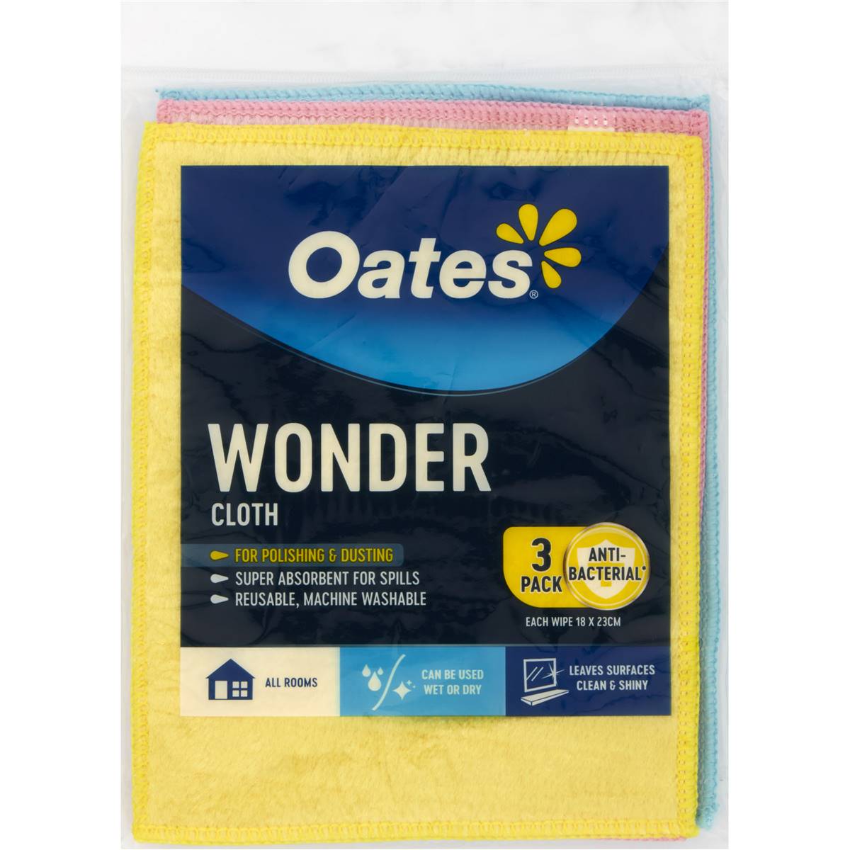 Oates Wonder Cloth 3 Pack