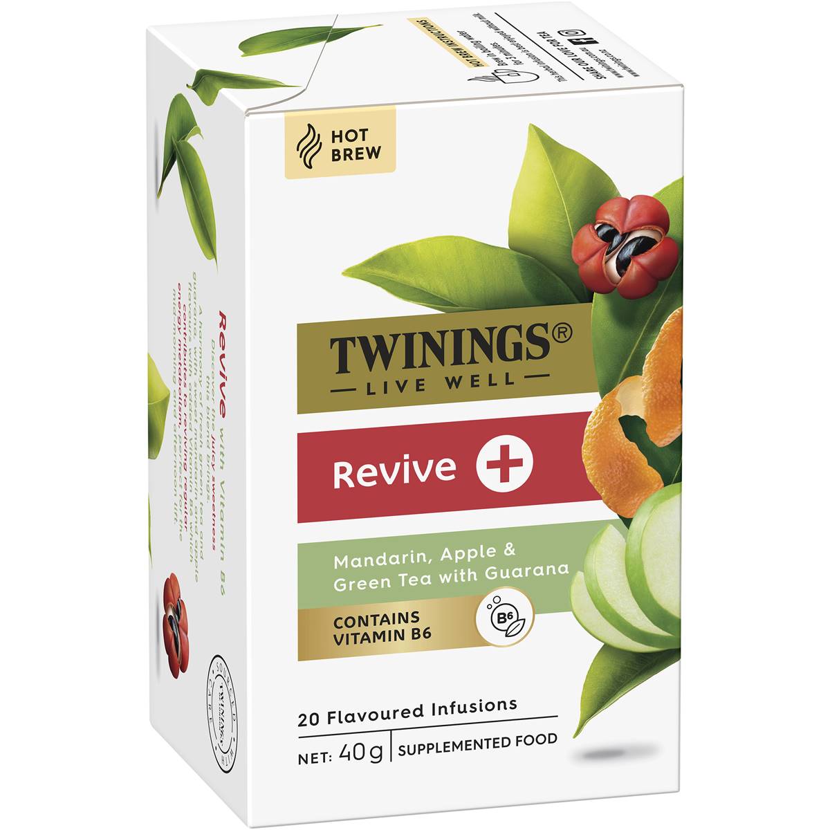 Twinings Live Well Revive Tea Bags 20 Pack