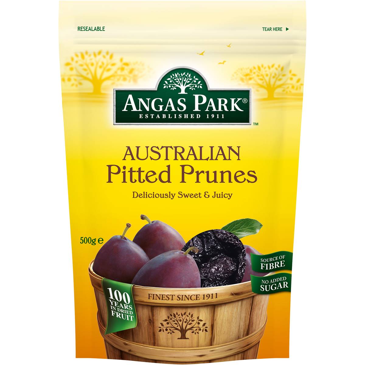 Angas Park Pitted Prunes 500g