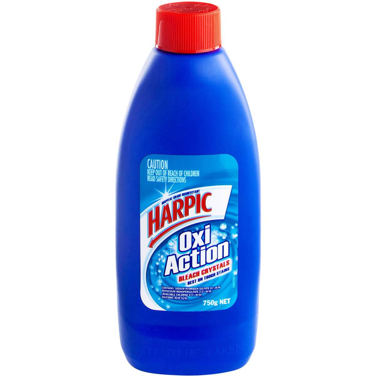 Harpic Bleach Crystals Oxy Action Cleaner Oxi Action Crystal 750g