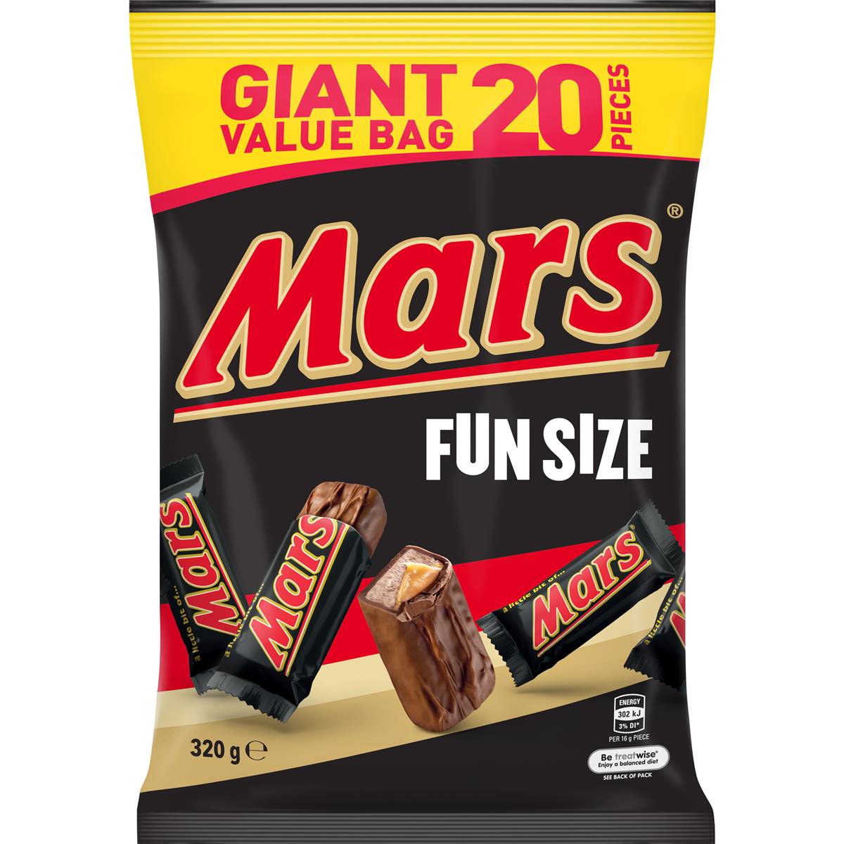 Mars Milk Chocolate Party Share Bag 20 Pieces 320g