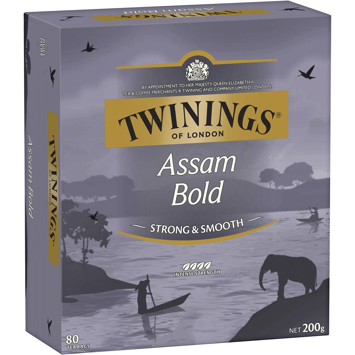 Twinings Assam Bold Black Tea Bags 80 Pack