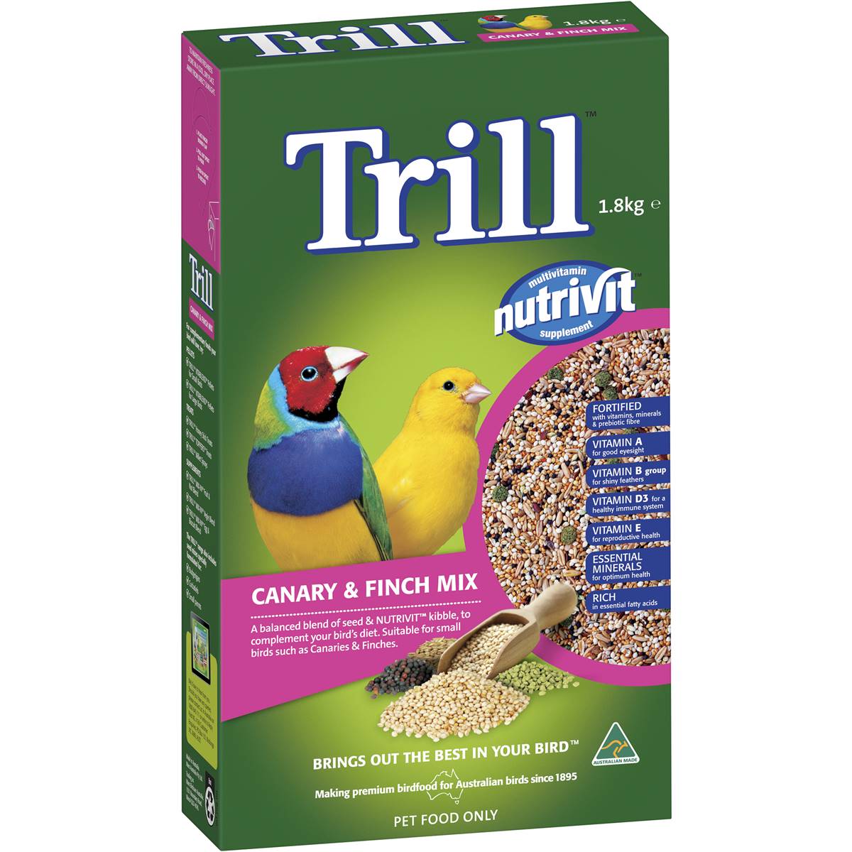 Trill Canary & Finch Mix 1.8kg