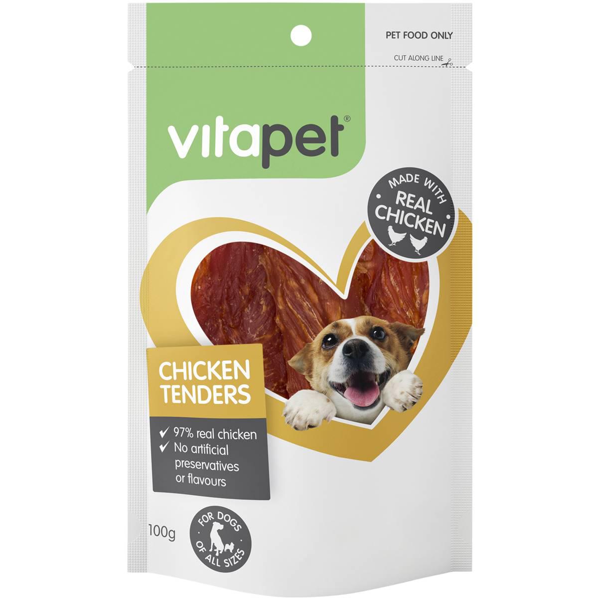 Vitapet Jerhigh Chicken Tenders For Dogs 100g