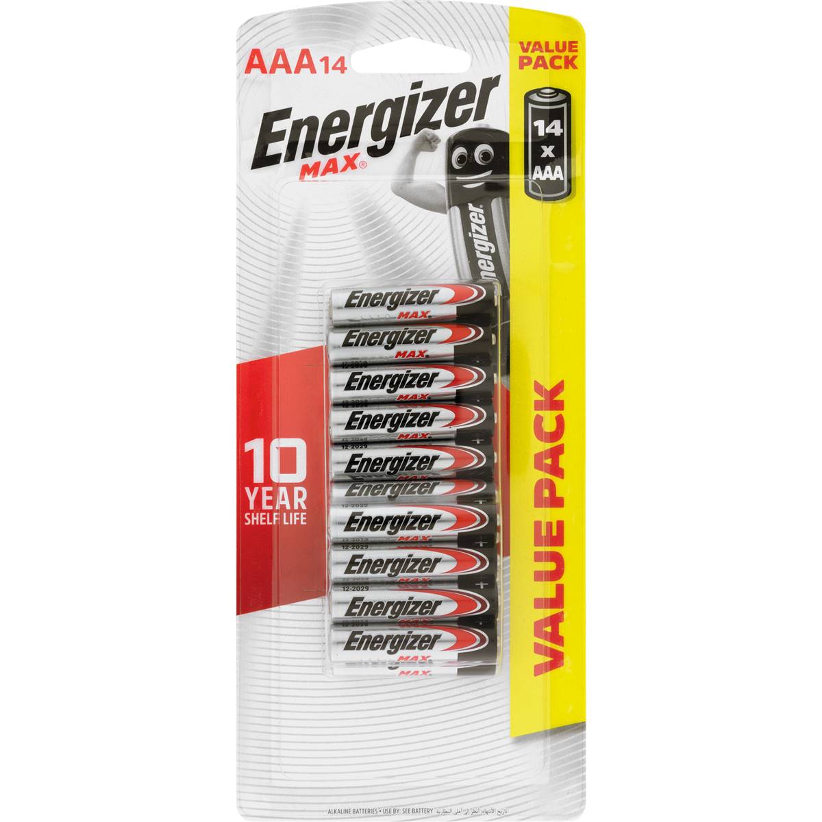 Energizer Max AAA Batteries 14 Pack