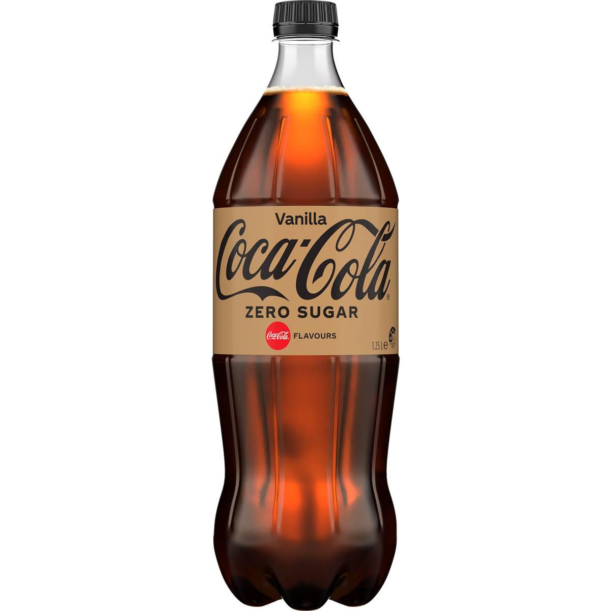 Coca Cola Coca-Cola Vanilla Zero Sugar Bottle 1.25l