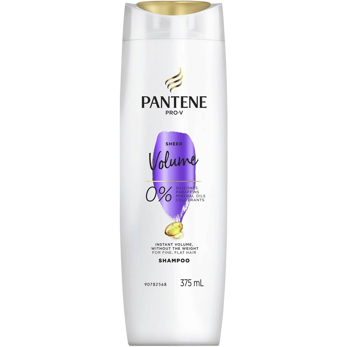 Pantene Pro-v Sheer Volume Shampoo For Fine Hair 375ml