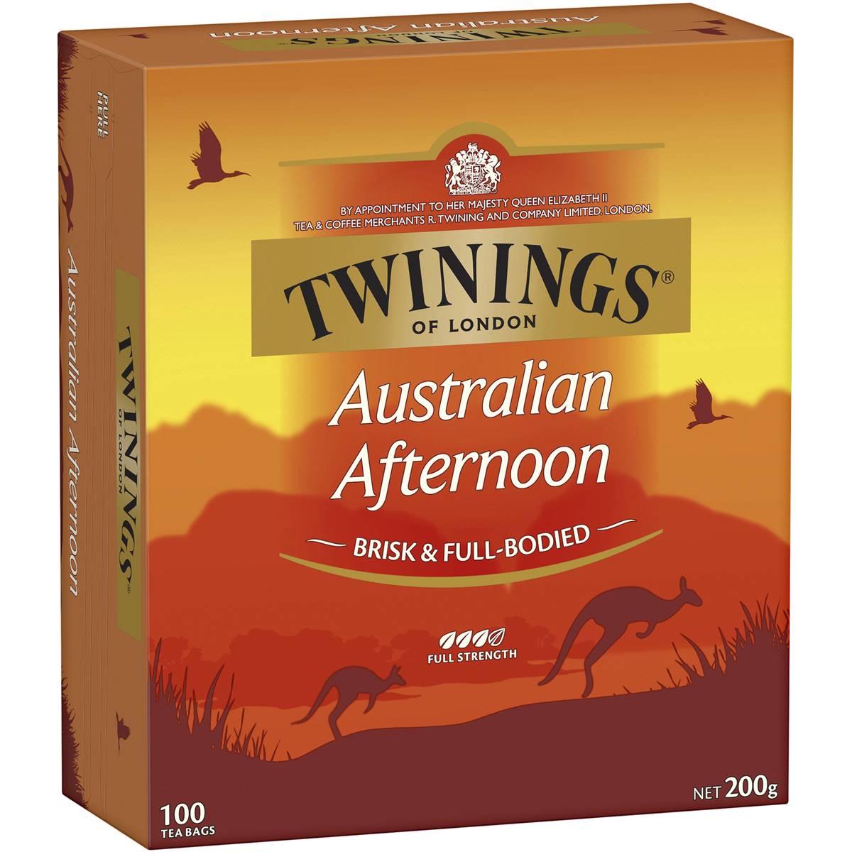 Twinings Australian Afternoon Tea Bags 100 Pack