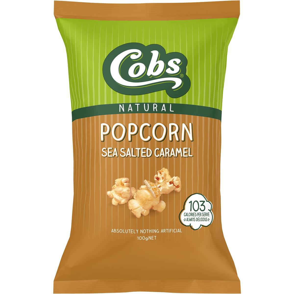 Cobs Natural Popcorn Sea Salted Caramel 100g