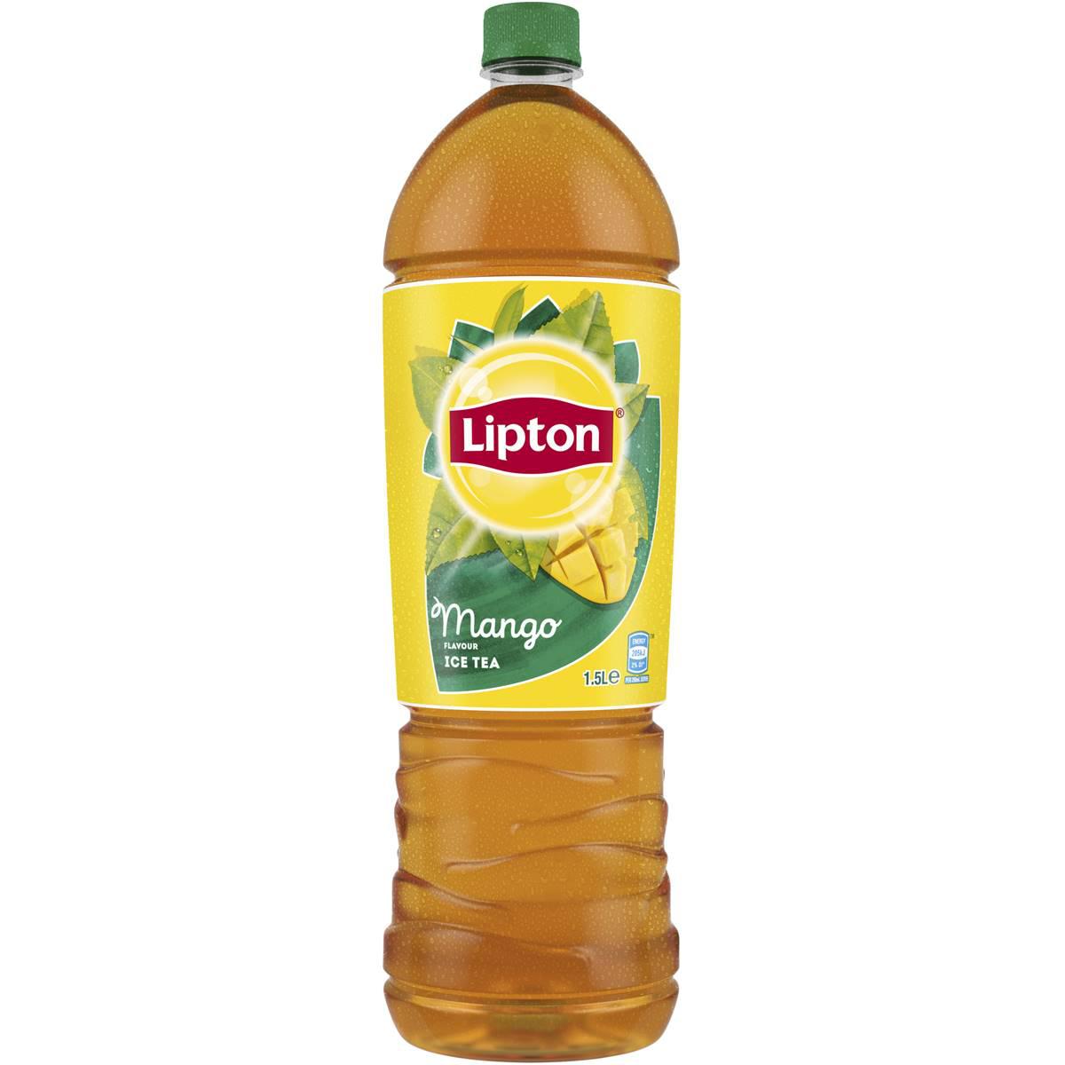 Lipton Ice Tea Mango Tea Iced Tea Bottle Mango 1.5l