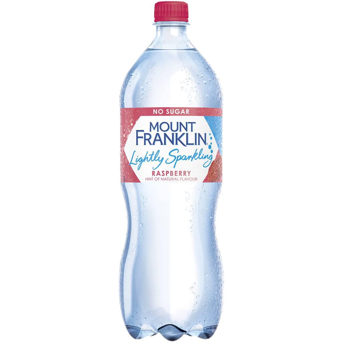 Mount Franklin Lightly Sparkling Water Wild Berry Bottle 1.25l