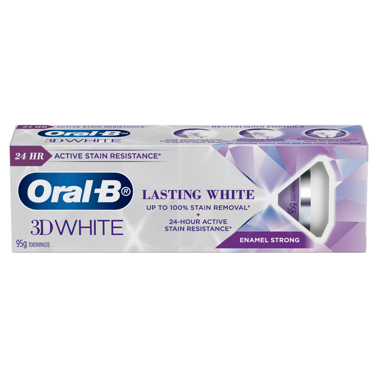 Oral-B 3D White Lasting White Enamel Strong Toothpaste 95g