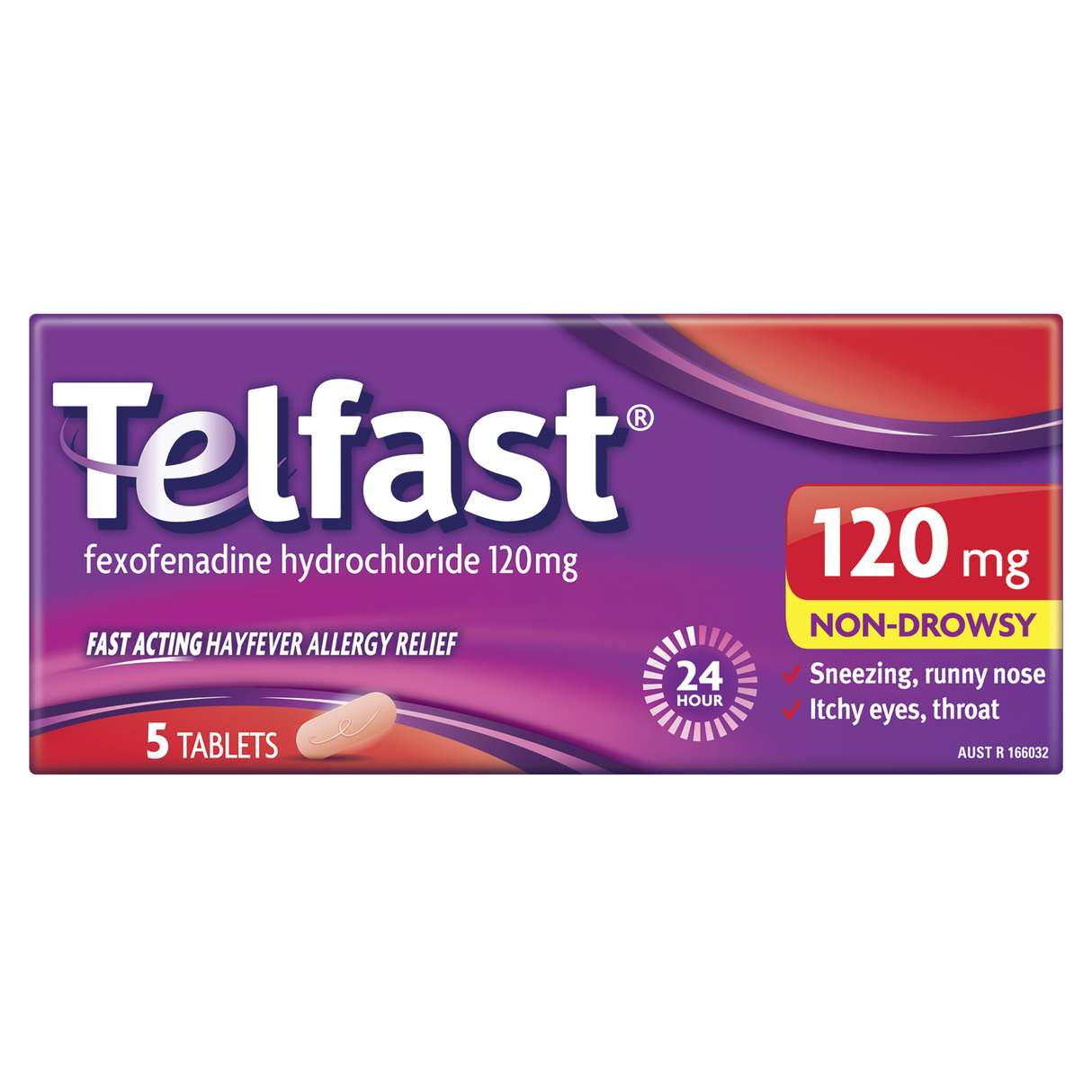 Telfast 120mg 5 Tablets