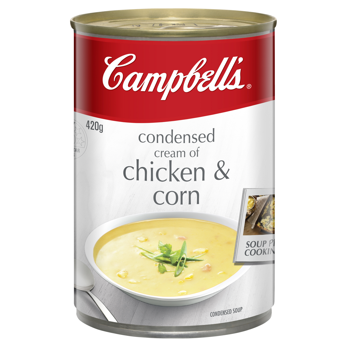 Campbell's Condensed Soup Cream of Chicken & Corn 420g