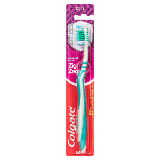 Colgate ZigZag Adult Toothbrush Soft Medium 1 pack
