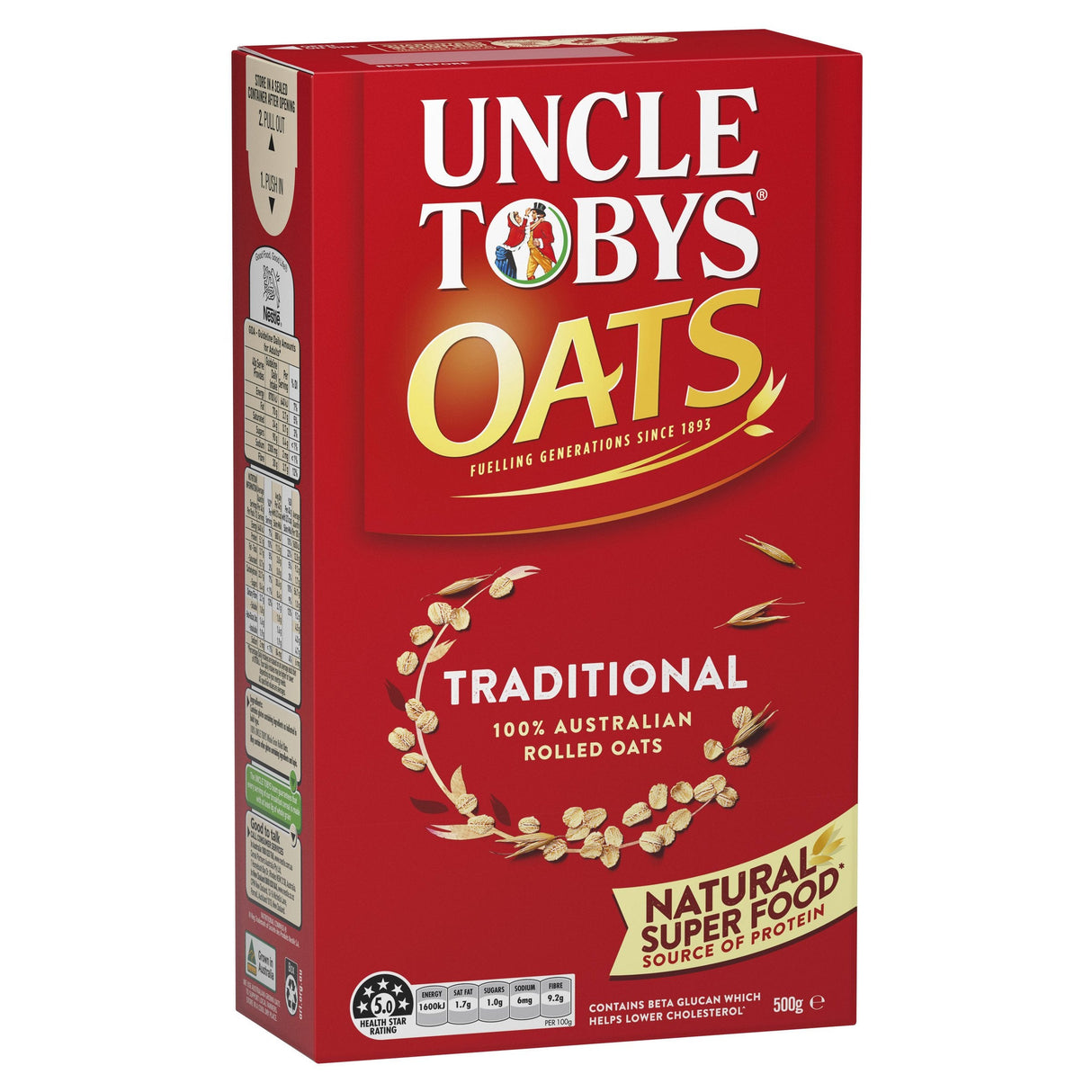 Uncle Tobys Oats Quick Porridge 500g