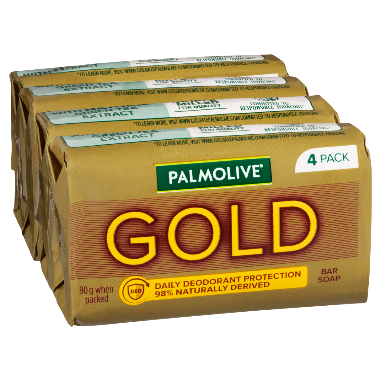 Palmolive Gold Bar Soap 90g 4 Pack