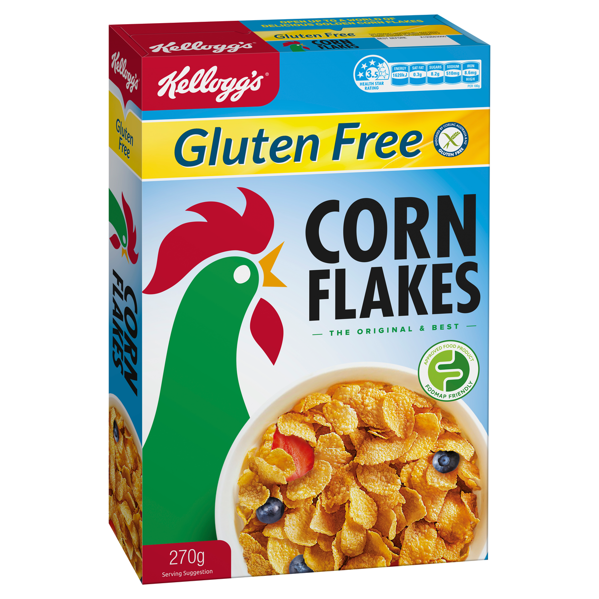 Kellogg's Corn Flakes Gluten Free 270g