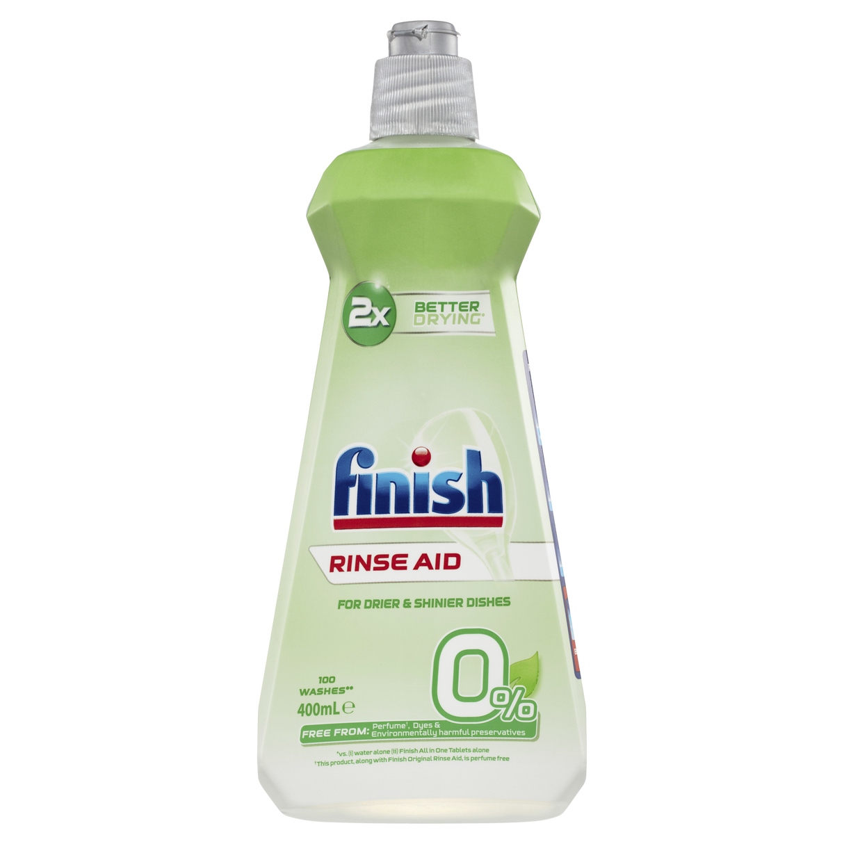 Finish Dishwasher Rinse Aid 0% 400ml