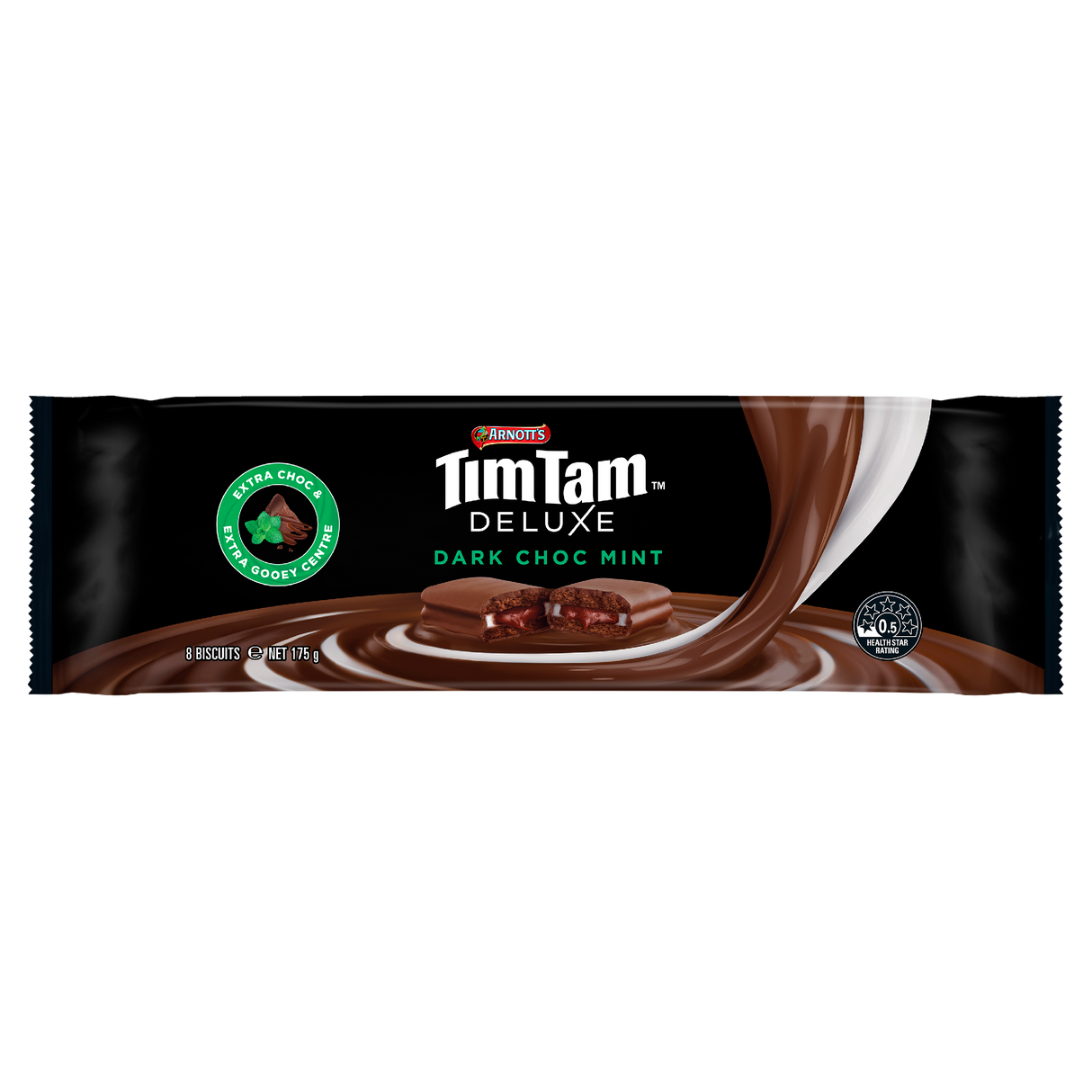Arnott's Tim Tam Deluxe Dark Choc Mint 175g
