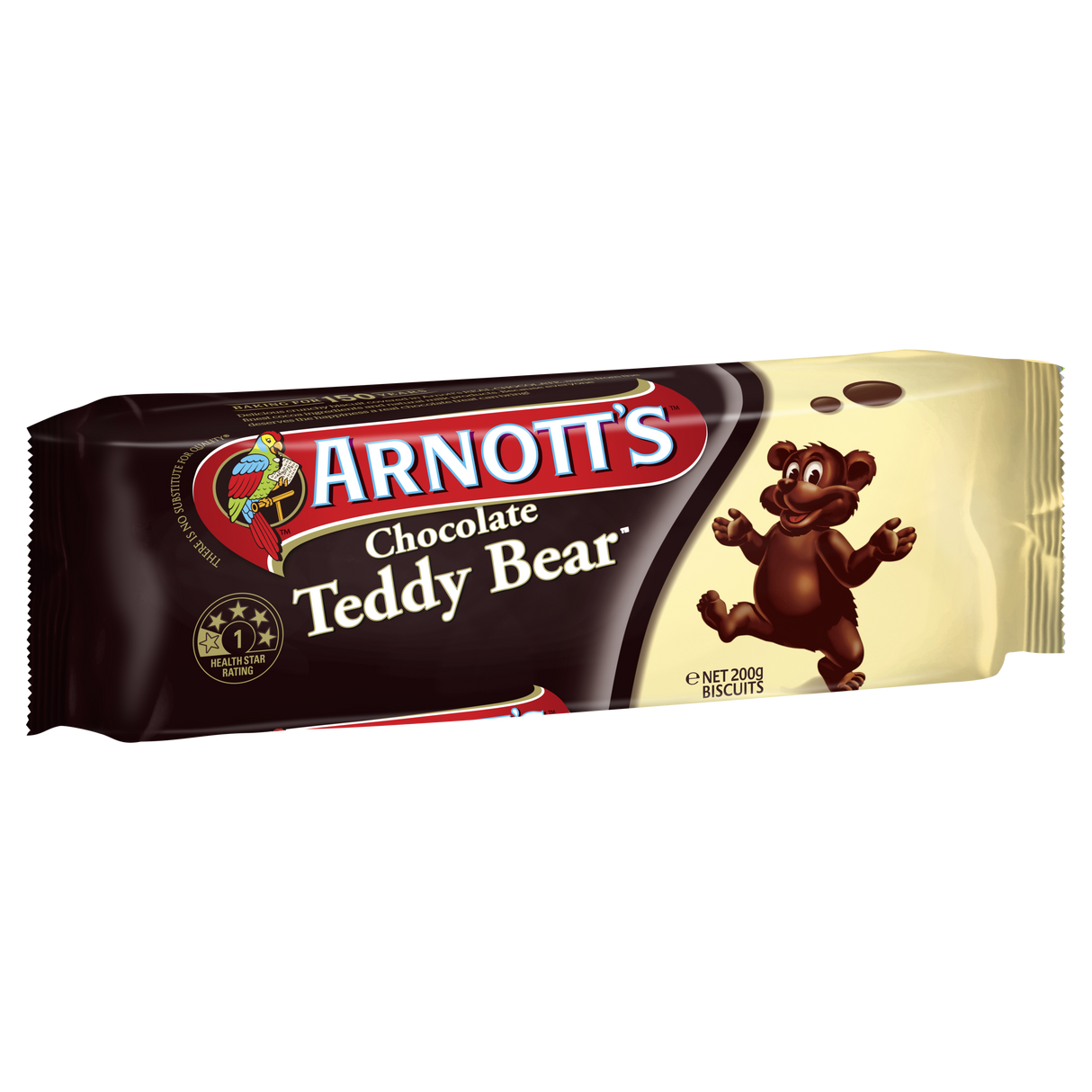 Arnott's Teddy Bear Biscuits Chocolate 200g