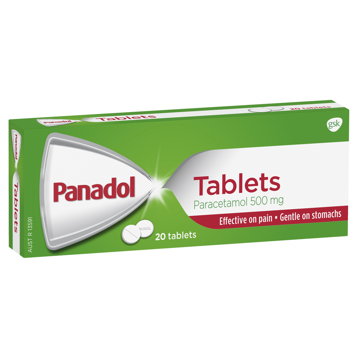 Panadol Paracetamol 500mg Tablets 20 pack