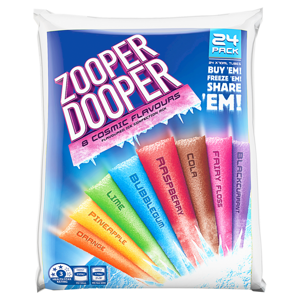 Zooper Dooper Cosmic 24 x 70ml