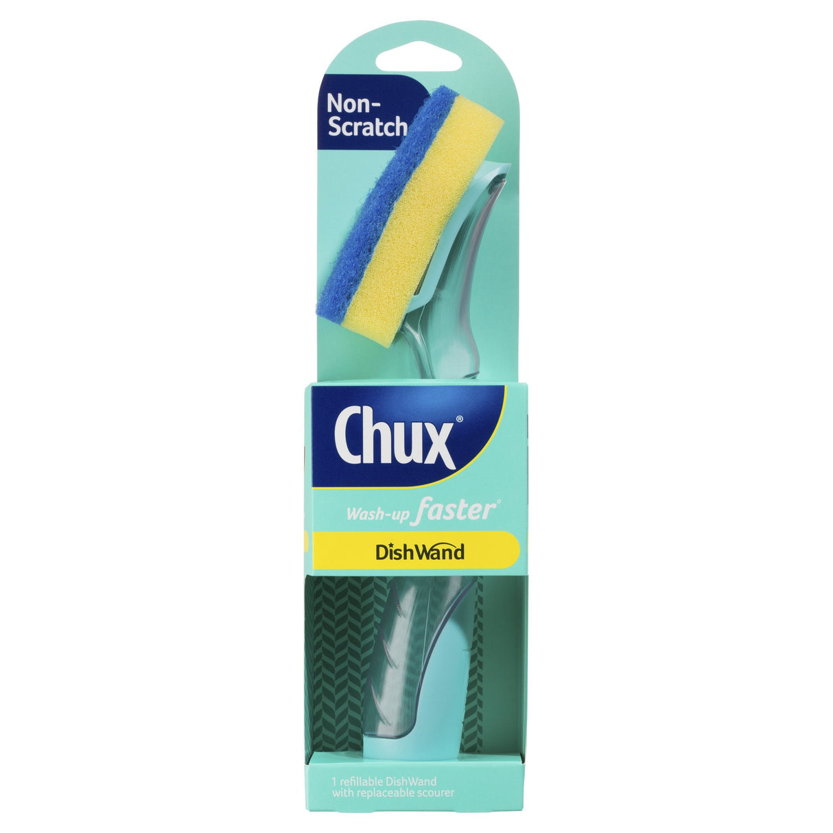 Chux Dishwand Handle And Scourer 1 Pack