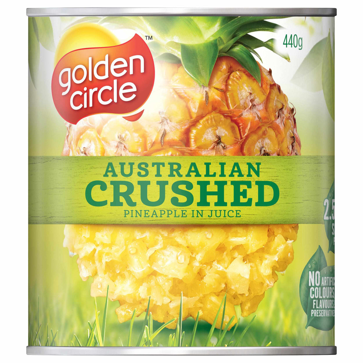 Golden Circle Crushed Pineapple in Juice 440g