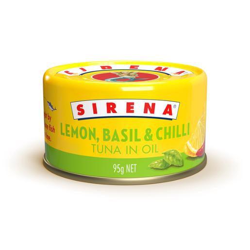 Sirena Tuna Basil & Lemon 95g