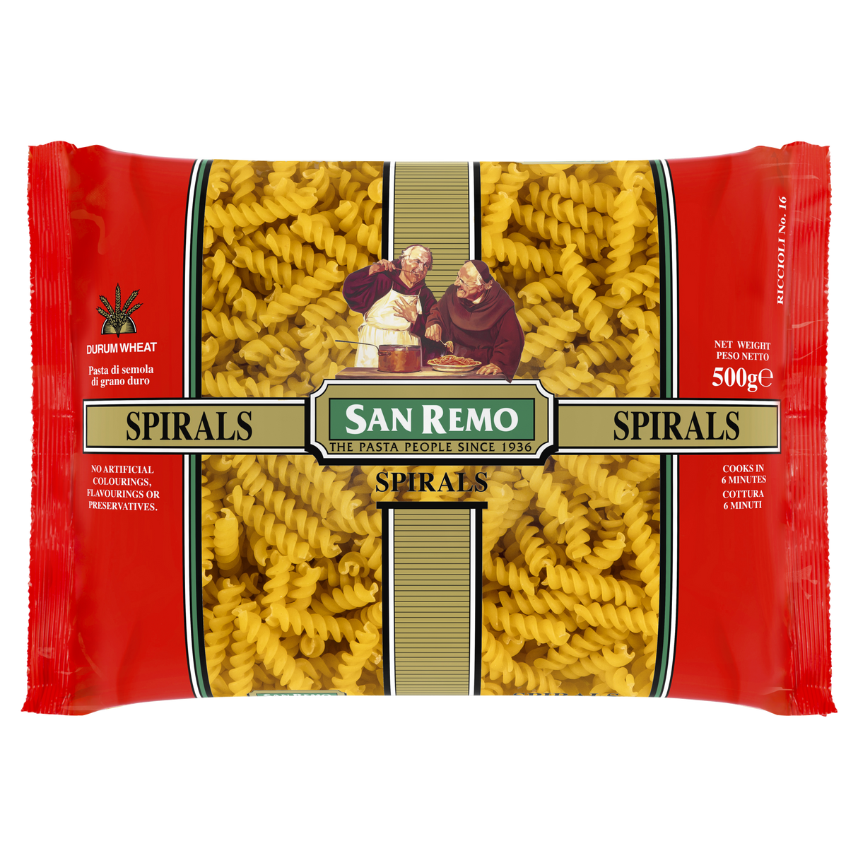 San Remo No.16 Spirals 500g