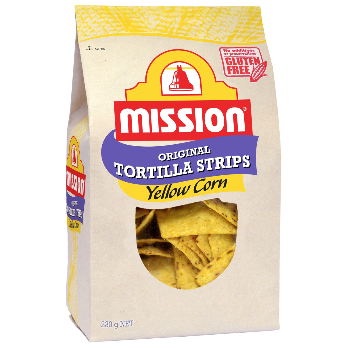 Mission Yellow Corn Chips 230g
