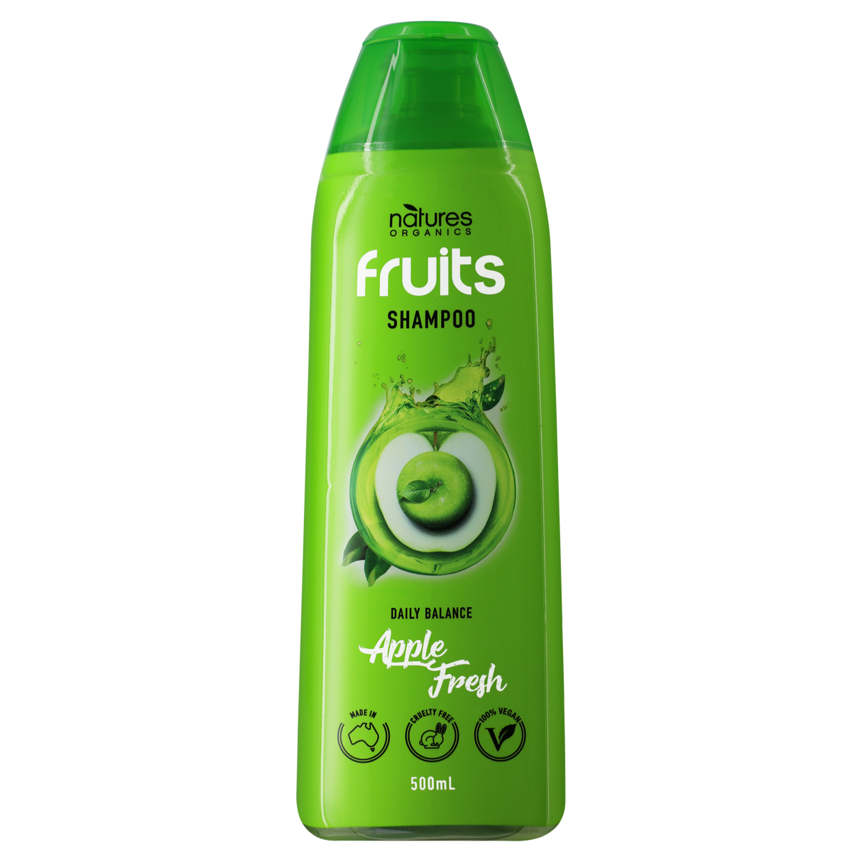 Natures Organics Fruits Shampoo Apple Fresh 500ml