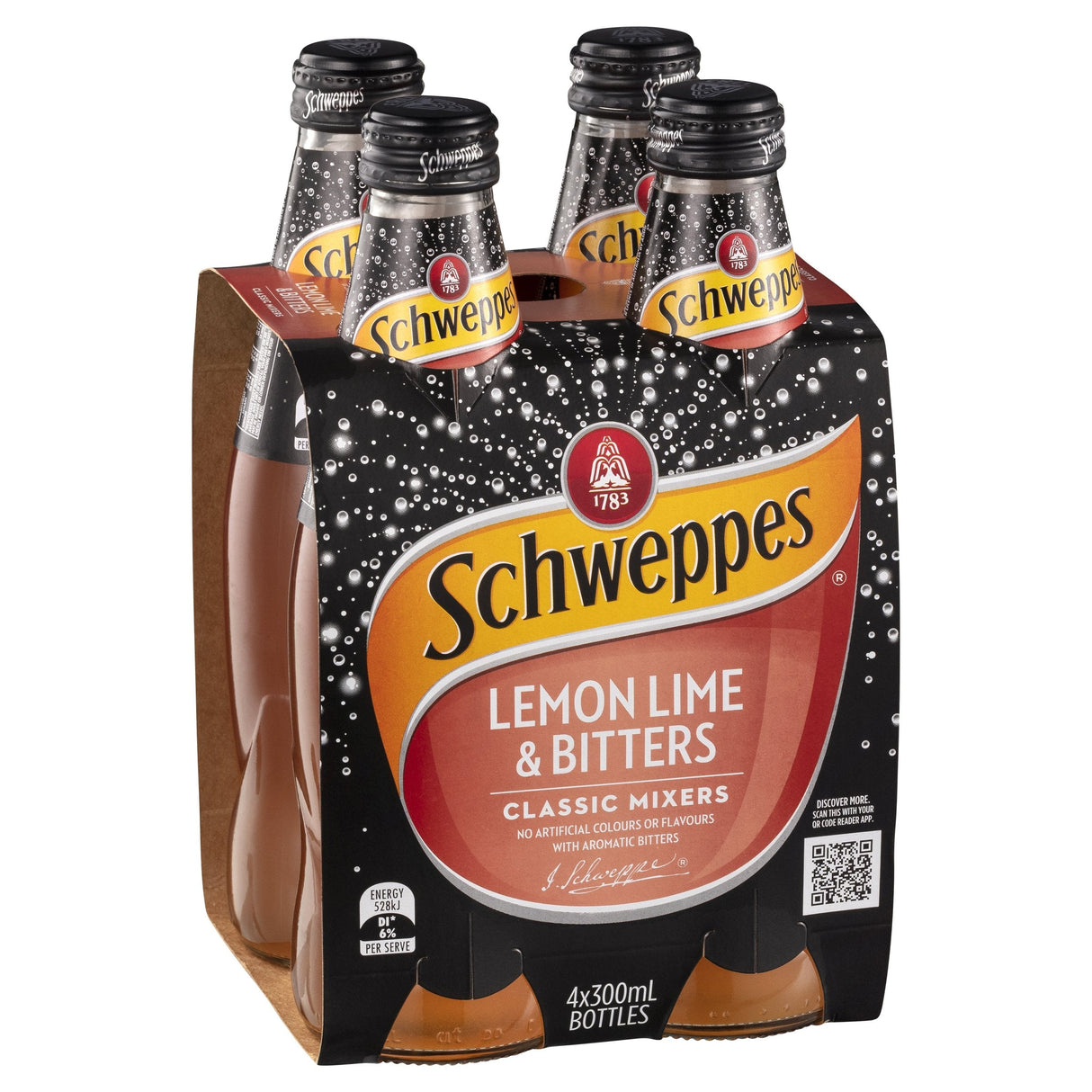 Schweppes Lemon Lime & Bitters 4x300ml