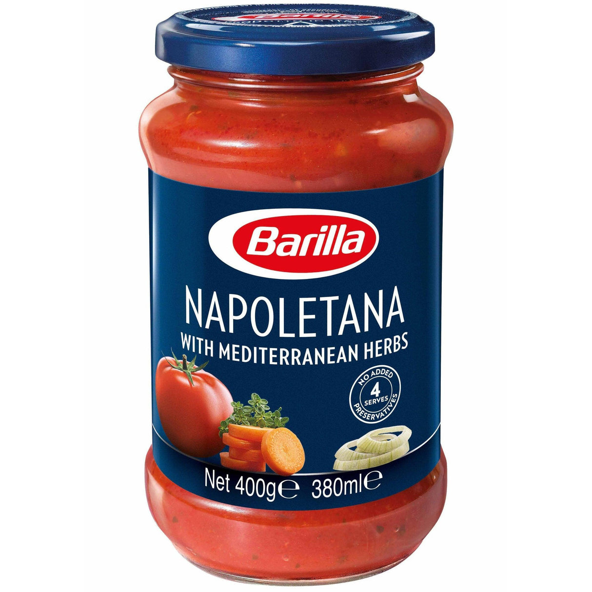 Barilla Napoletana With Mediterranean Herbs Pasta Sauce 400g