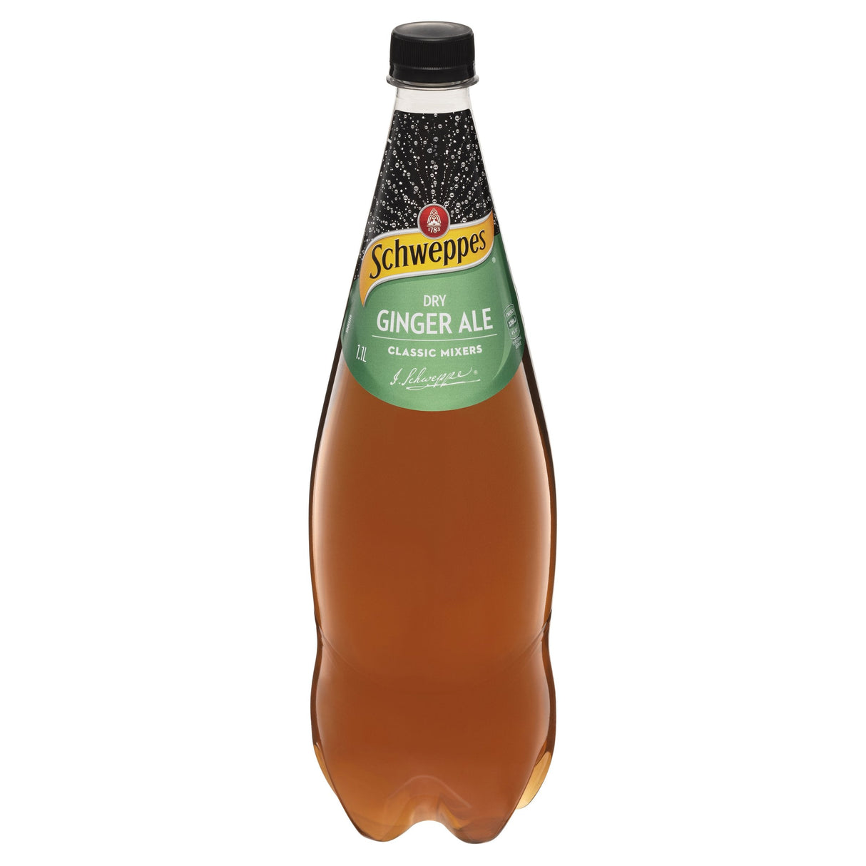 Schweppes Dry Ginger Ale Bottle 1.1l