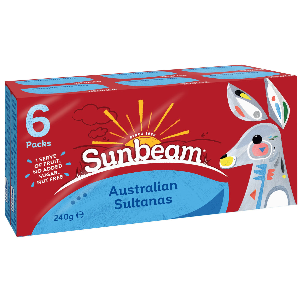 Sunbeam Australian Sultanas 6x40g