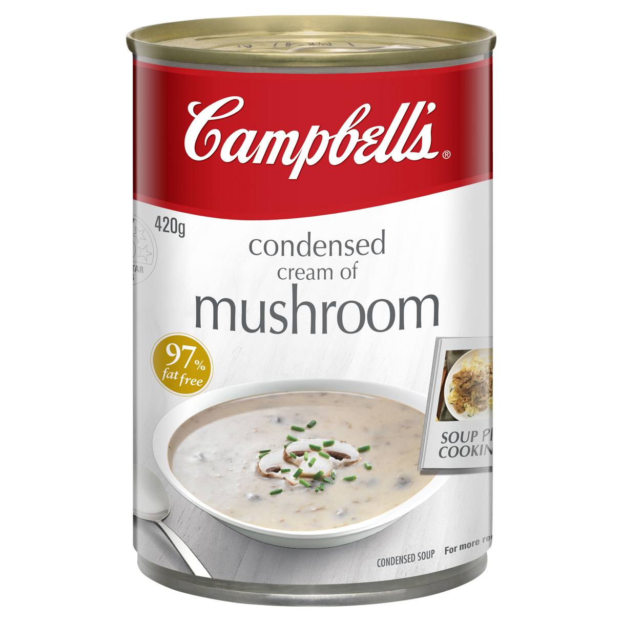 Campbell's Condensed Soup Cream of Mushroom 420g