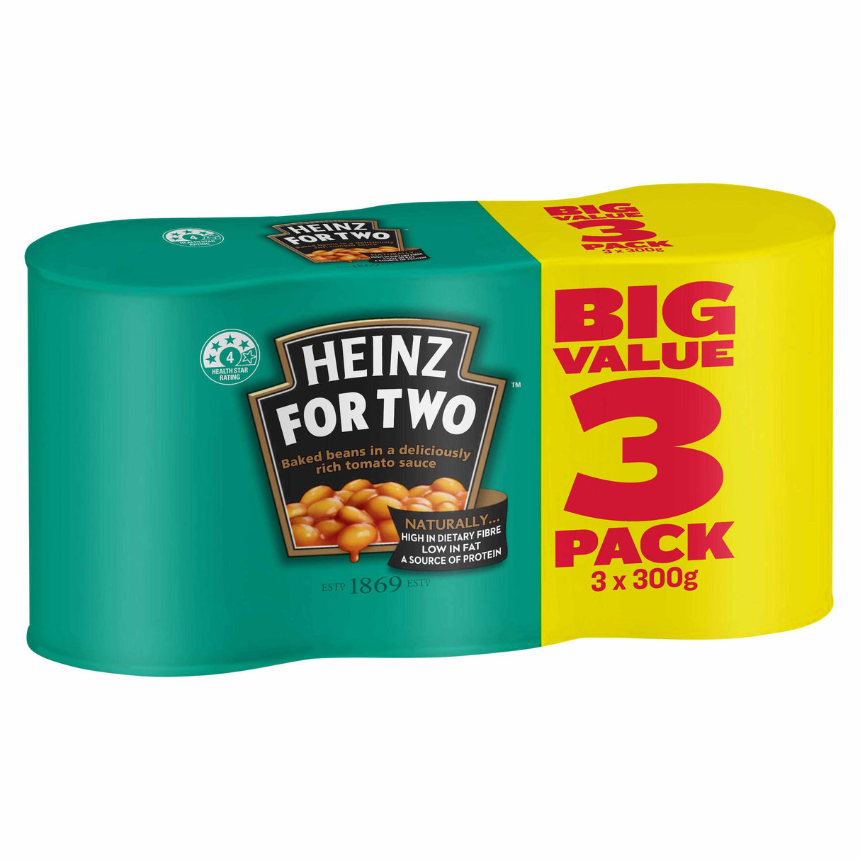 Heinz Beanz The One for Two 3x300g