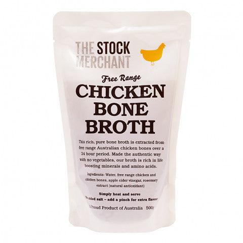 The Stock Merchant Free Range Chicken Bone Broth 500ml