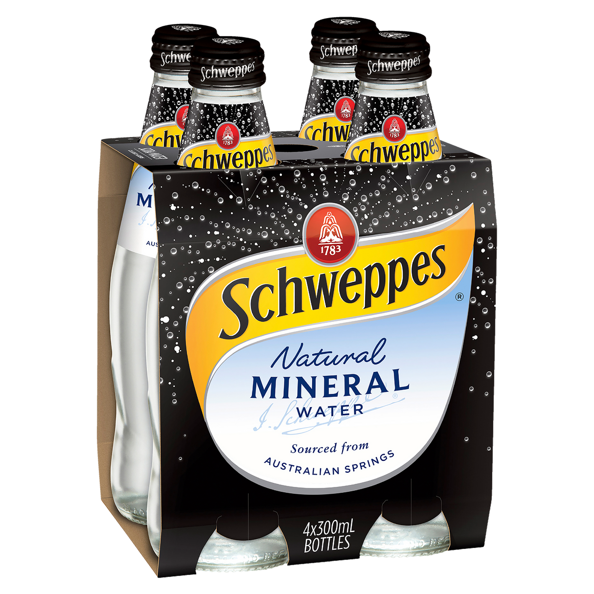 Schweppes Natural Mineral Water 4x300ml