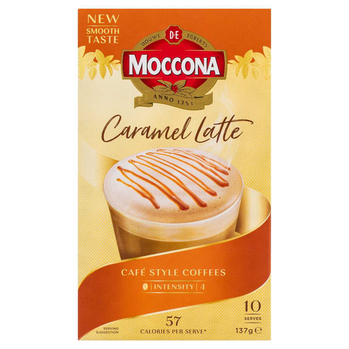 Moccona Caramel Latte 10x13.7g