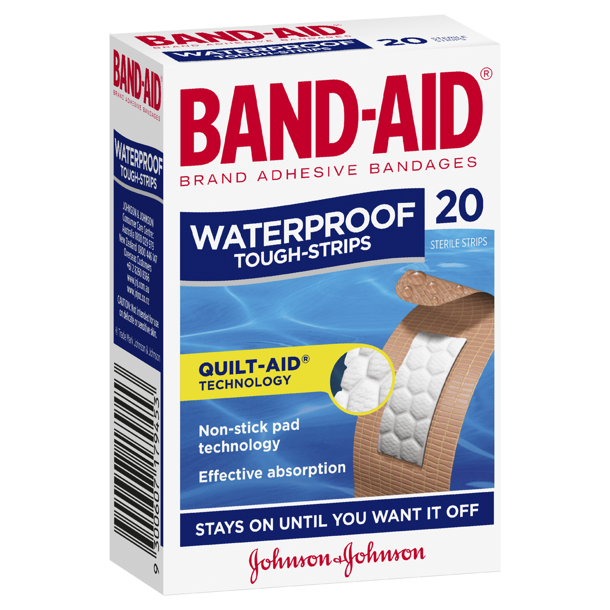 Band-Aid Waterproof Tough-Strips 20 Pack