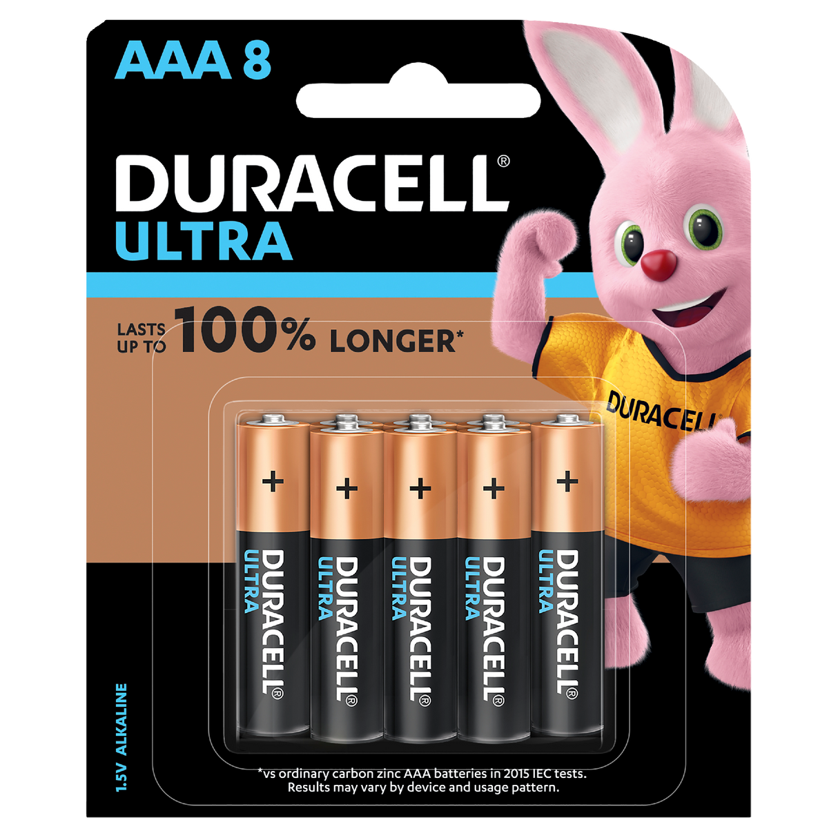 Duracell Ultra AAA Alkaline Batteries 8 Pack
