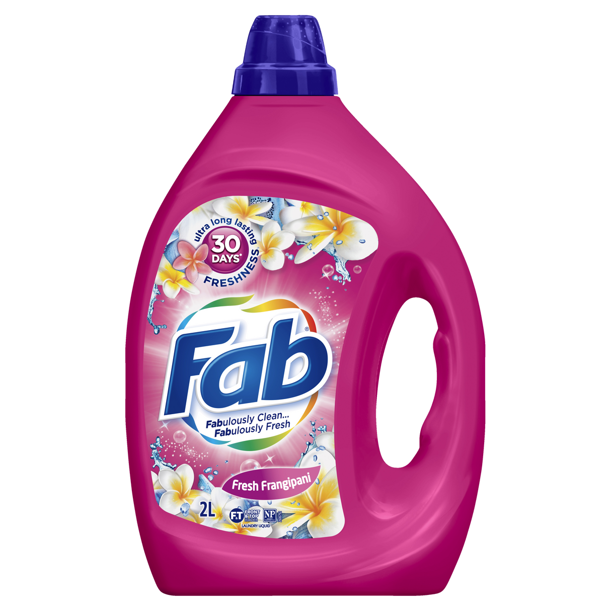 Fab Fresh Frangipani Liquid Laundry Detergent 2l