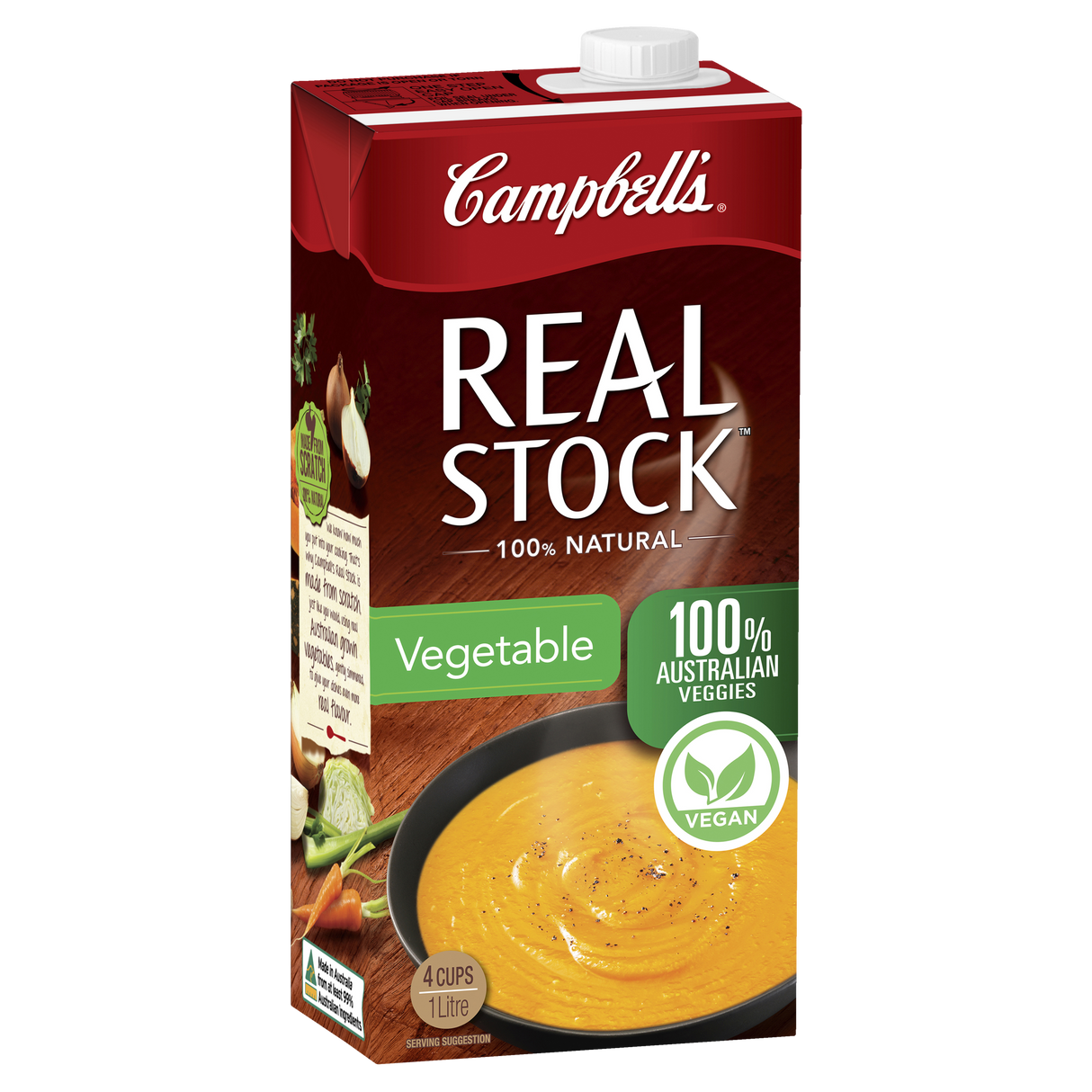 Campbell's Real Vegetable Liquid Stock 1l