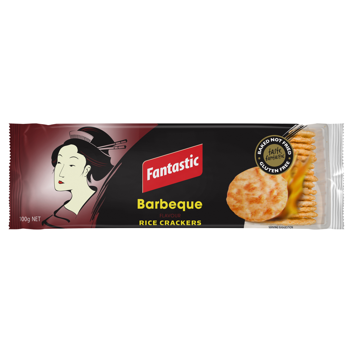 Fantastic Rice Crackers Barbeque 100g