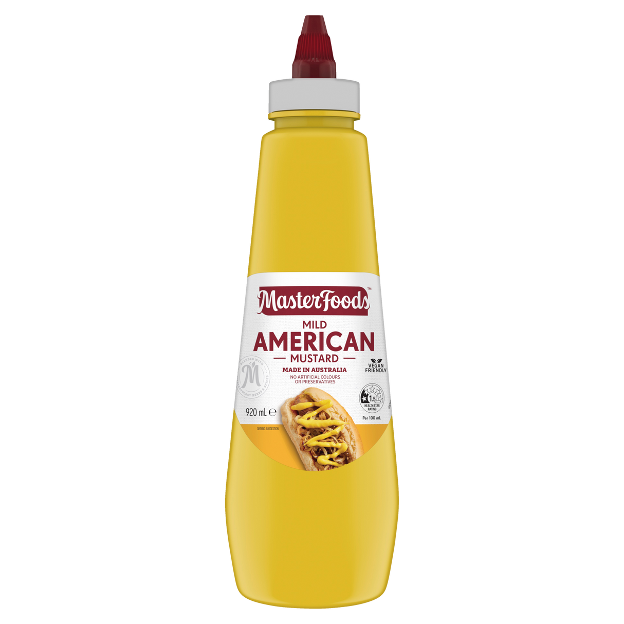 MasterFoods Mild American Mustard 920ml