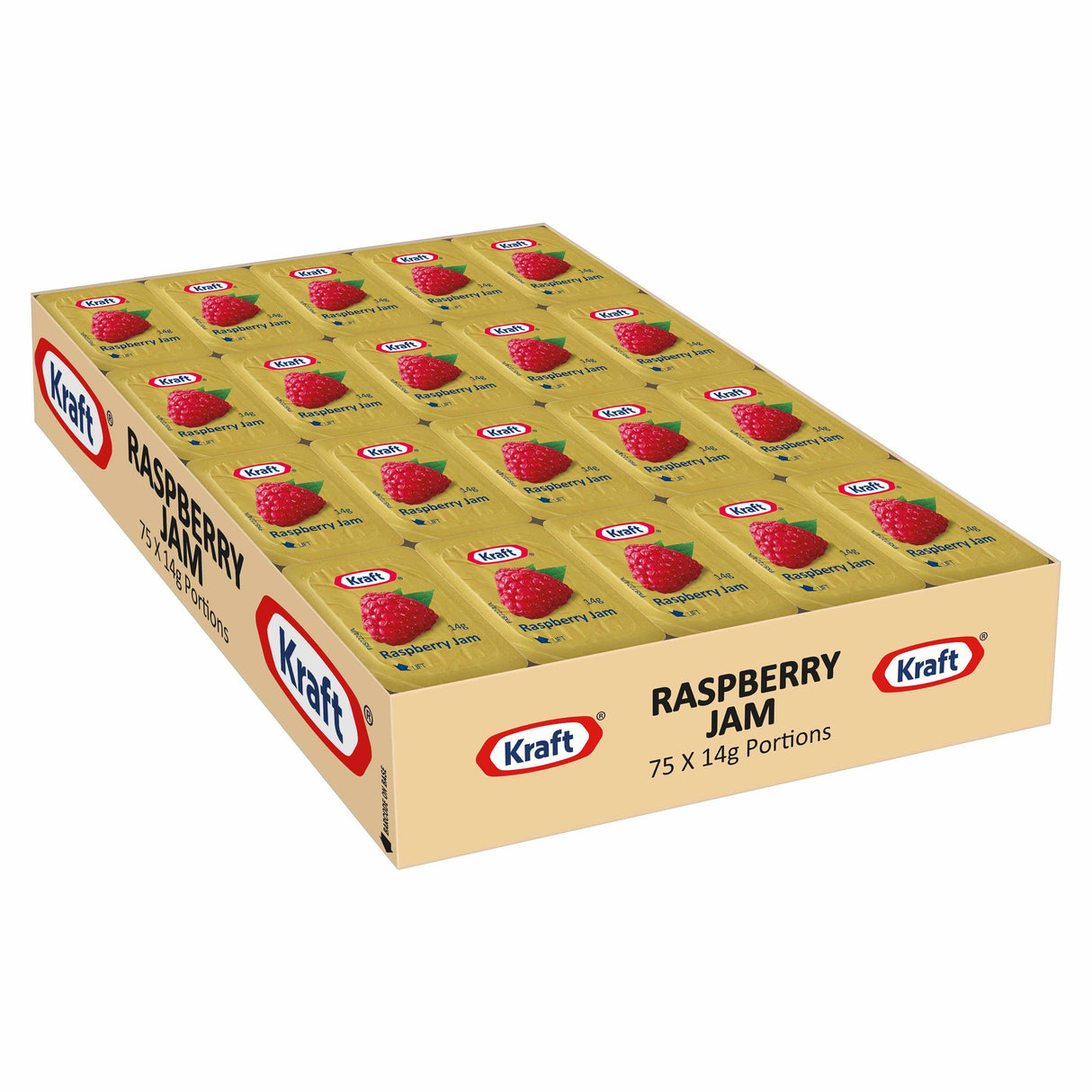 Kraft Raspberry Jam Portion 75x14g