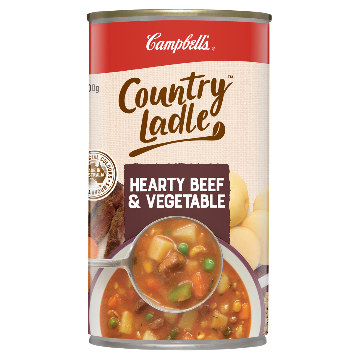 Campbell's Country Ladle Soup Hearty Beef & Vegetable 500g